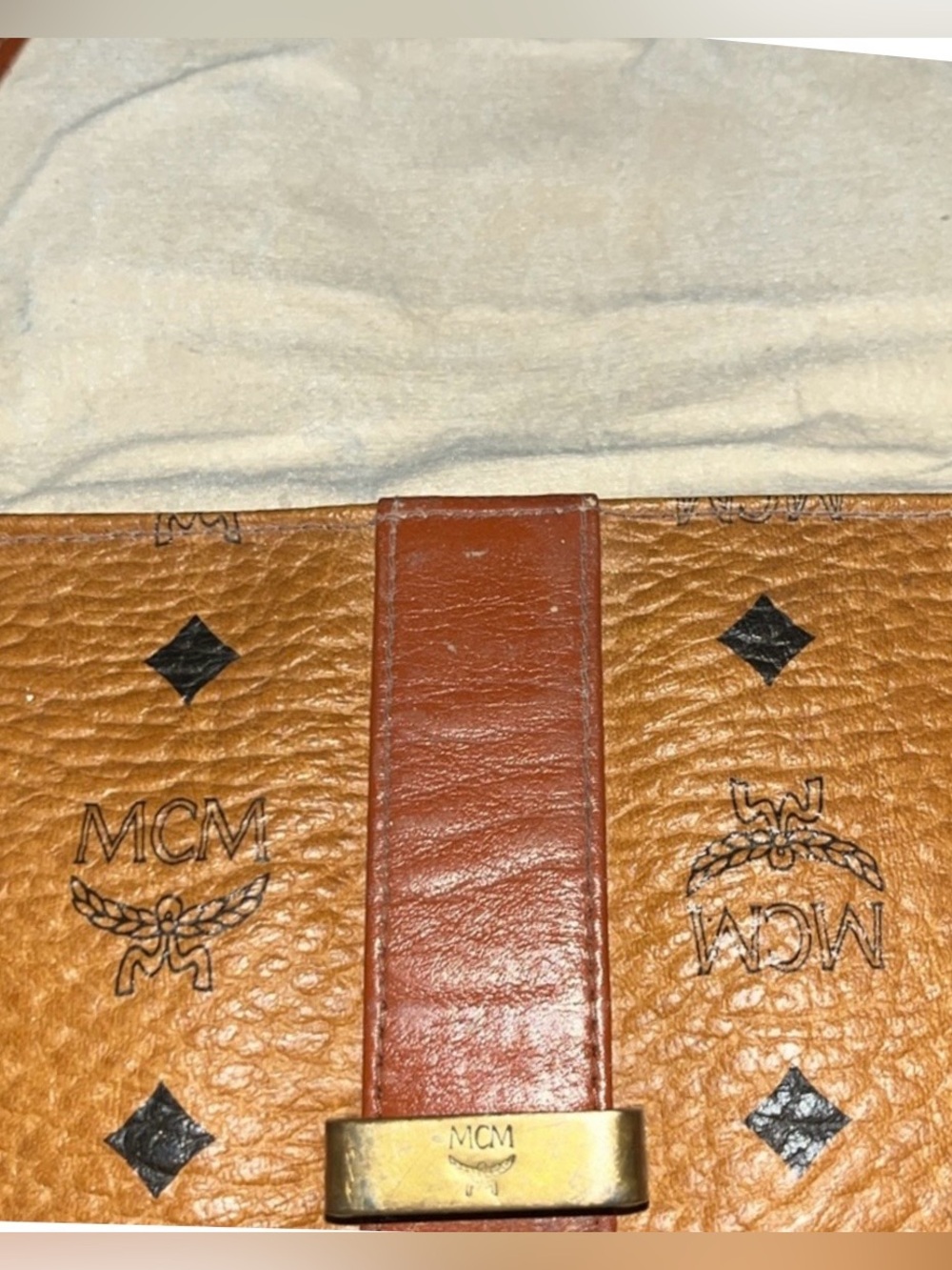 MCM Vintage Patricia Cognac German made Crossbody bag - Picture 6 of 10